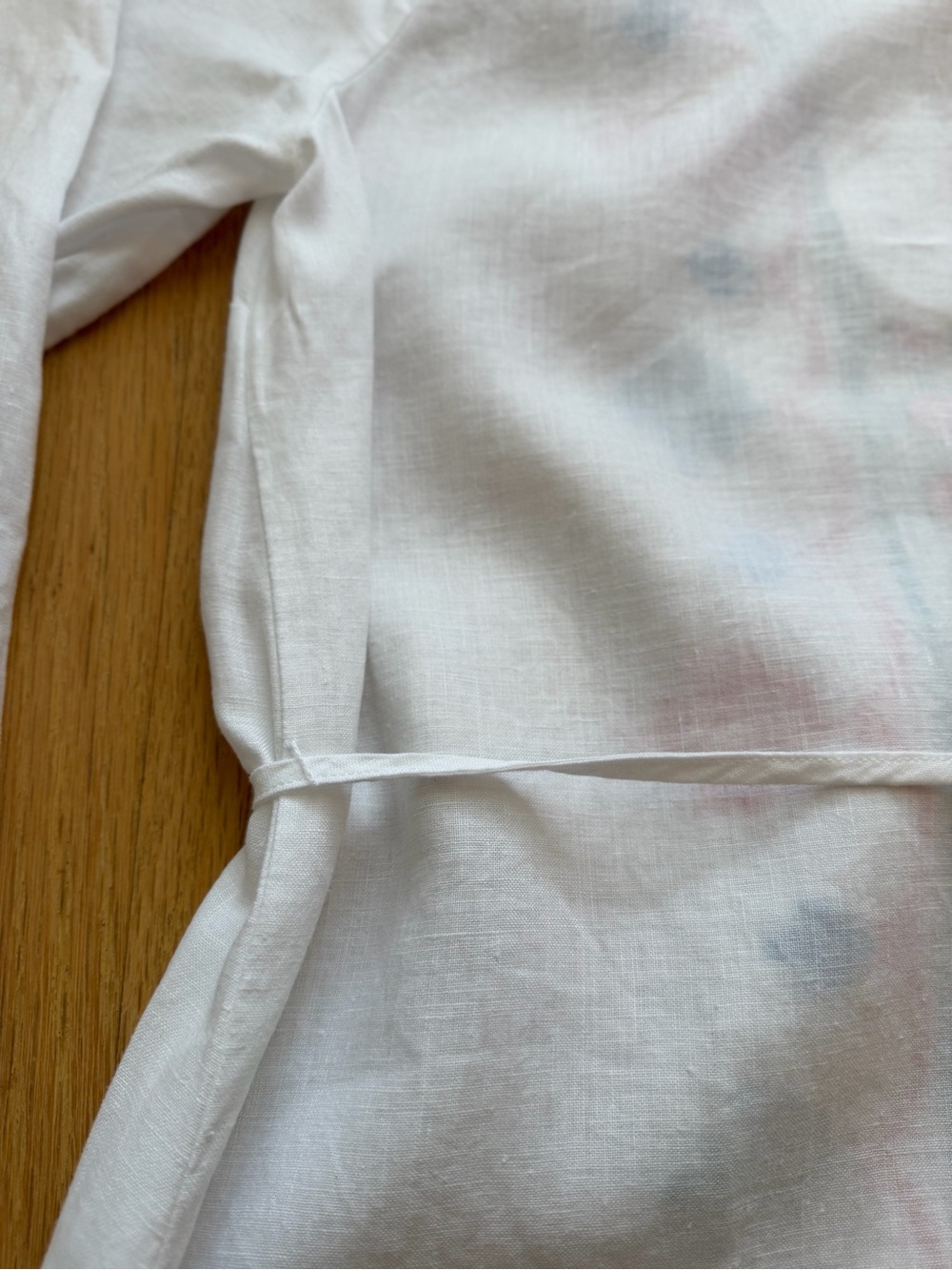 Boden White Maxi Dress with Pink & Blue Embroidery - Picture 12 of 15
